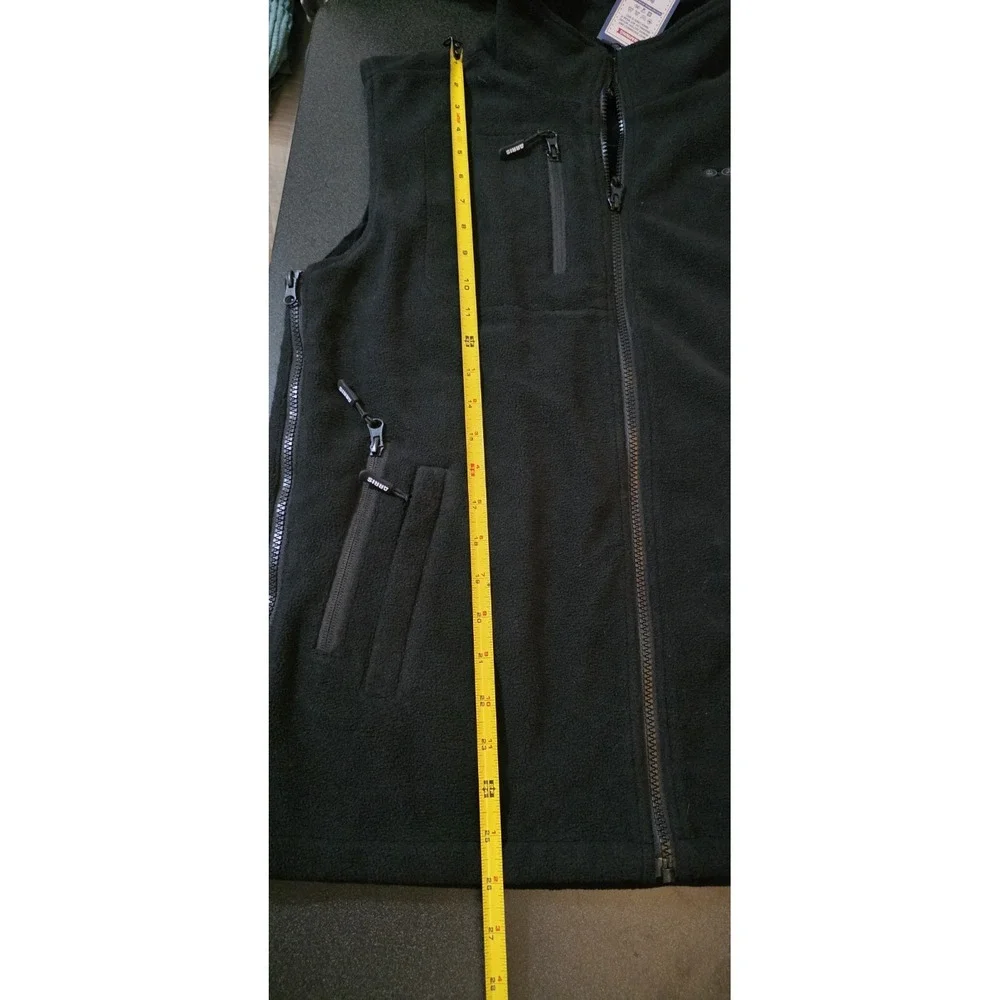 NEW ARRIS Unisex Fleece 7.4V Heated Vest W Battery Pack Adjustable Sizing‎ Black